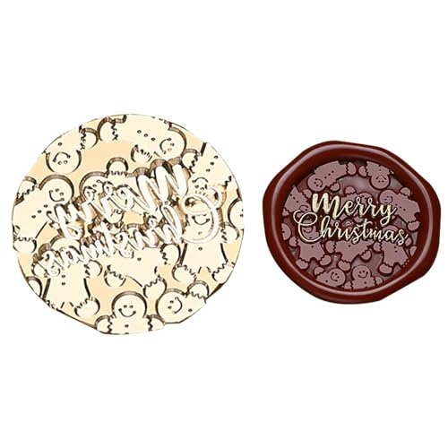 Uozonit Siegelstempel für Weihnachten, Siegelstempel, Siegelstempel, wiederverwendbar, für Weihnachtskarten, Hochzeitsgrußkarten Uozonit Siegelstempel für Weihnachten, Siegelstempel, Siegelstempel, wiederverwendbar, für Weihnachtskarten, Hochzeitsgrußkarten von Uozonit