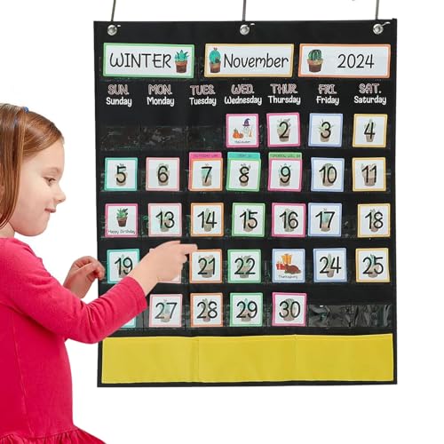Uozonit Taschenkalender im Klassenzimmer – Klassenkalender und Wettertafel, schwarze Taschentafel, Schulbedarf für Zuhause, Kindergarten, Grundschule und Kindergarten Uozonit Taschenkalender im Klassenzimmer – Klassenkalender und Wettertafel, schwarze Taschentafel, Schulbedarf für Zuhause, Kindergarten, Grundschule und Kindergarten von Uozonit