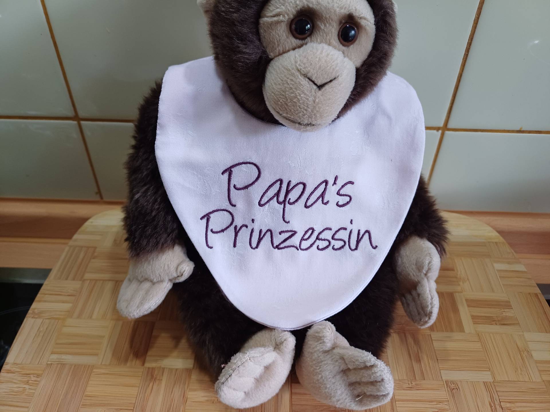 Besticktes Sabberlätzchen/Halstuch Für Babys "Papas Prinzessin" - Rosa Upcycling Unikat Handarbeit #9 Besticktes Sabberlätzchen/Halstuch Für Babys "Papas Prinzessin" - Rosa Upcycling Unikat Handarbeit #9 von UpcyclingbyPaMue