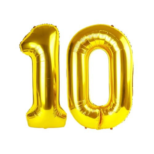 Goldener Ballon Zahl 10 Goldener Ballon Zahl 10 von Upgesy