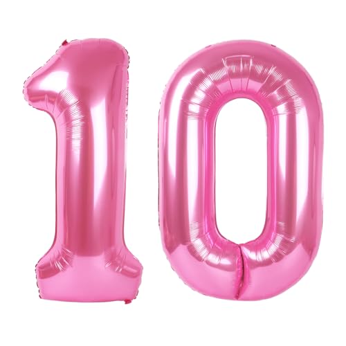 Zahl rosa 10 Ballon Zahl rosa 10 Ballon von Upgesy