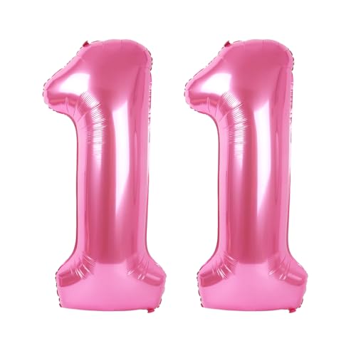 Zahl rosa 11 Ballon Zahl rosa 11 Ballon von Upgesy