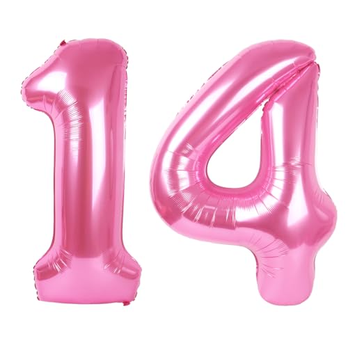 Zahl rosa 14 Ballon Zahl rosa 14 Ballon von Upgesy