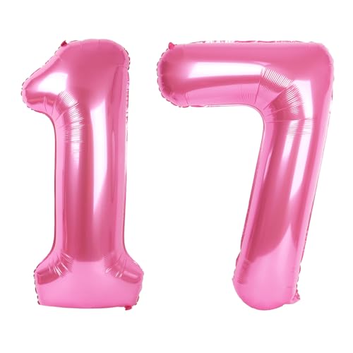 Zahl rosa 17 Ballon Zahl rosa 17 Ballon von Upgesy