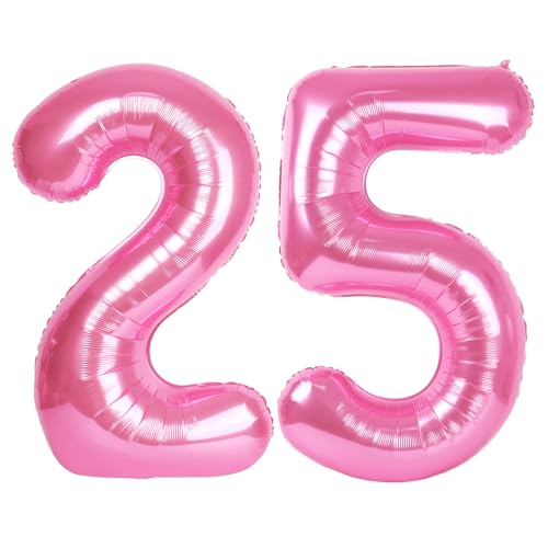 Zahl rosa 25 Ballon Zahl rosa 25 Ballon von Upgesy