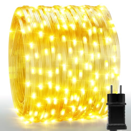Uping Lichterkette außen 25M 200 LED Lichterkette Weihnachtsbaum Warmweiß 8 Modi Wasserdicht Weihnachtsbeleuchtung Außen Innen Weihnachtsdeko Tannenbaum Garten Balkon Uping Lichterkette außen 25M 200 LED Lichterkette Weihnachtsbaum Warmweiß 8 Modi Wasserdicht Weihnachtsbeleuchtung Außen Innen Weihnachtsdeko Tannenbaum Garten Balkon von Uping
