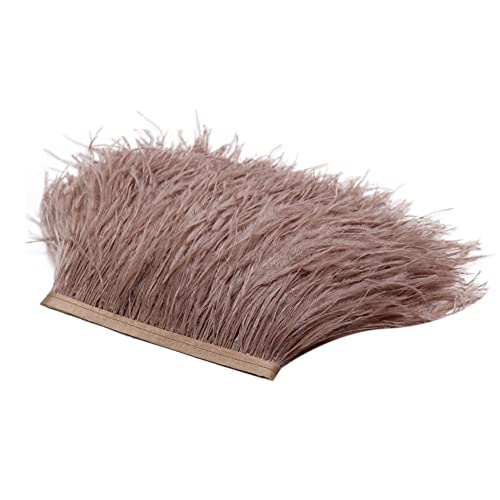 Uposao 2M Natürliche Straußenfedern Fringe Trim,Straußenfeder Borte Fransen mit Satinband für DIY Tuch Kleid nähen Handwerk Weihnachten kostüme Dekoration Halloween Federband Bastelzubehör,Khaki Uposao 2M Natürliche Straußenfedern Fringe Trim,Straußenfeder Borte Fransen mit Satinband für DIY Tuch Kleid nähen Handwerk Weihnachten kostüme Dekoration Halloween Federband Bastelzubehör,Khaki von Uposao