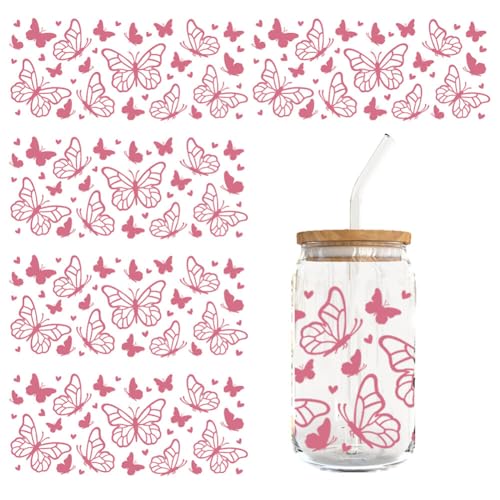 5 Blätter UV DTF Tasse Wrap Transfer Sticker Wasserdicht Herz Schreibwaren Theme Kreativität Transfer Sticker Rub on Transferaufkleber Becher Wickeln Transfers Sticker für 16oz Glasbecher 5 Blätter UV DTF Tasse Wrap Transfer Sticker Wasserdicht Herz Schreibwaren Theme Kreativität Transfer Sticker Rub on Transferaufkleber Becher Wickeln Transfers Sticker für 16oz Glasbecher von Uposao