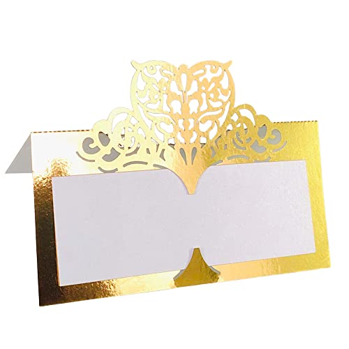 50 Stück Tischkarten Hochzeit, Hohle Blumen Platzkarten Grußkarten zum Beschriften Namenskarten Sitzplatzkarten Tischdekoration für Hochzeit Geburtstag Konfirmation Kommunion Taufe Feier,Gold #3 50 Stück Tischkarten Hochzeit, Hohle Blumen Platzkarten Grußkarten zum Beschriften Namenskarten Sitzplatzkarten Tischdekoration für Hochzeit Geburtstag Konfirmation Kommunion Taufe Feier,Gold #3 von Uposao
