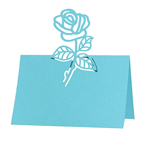 50 Stück Tischkarten Hochzeit,Hohle Rose Blumen Platzkarten Grußkarten Namenskarten Sitzplatzkarten Blanko Namensschilder für Hochzeiten Geburtstag, Konfirmation, Kommunion, Taufe Feier,Blau #1 50 Stück Tischkarten Hochzeit,Hohle Rose Blumen Platzkarten Grußkarten Namenskarten Sitzplatzkarten Blanko Namensschilder für Hochzeiten Geburtstag, Konfirmation, Kommunion, Taufe Feier,Blau #1 von Uposao