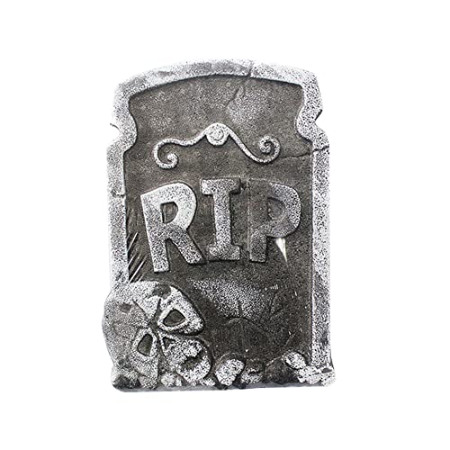 Halloween Grabstein Dekorationen, Realistische RIP Grabstein aus leichtem Schaumstoff Spukhaus Dekorationen Friedhof Dekor Spooky Dekorationen für Halloween Party Haunted Haus Hof Halloween Grabstein Dekorationen, Realistische RIP Grabstein aus leichtem Schaumstoff Spukhaus Dekorationen Friedhof Dekor Spooky Dekorationen für Halloween Party Haunted Haus Hof von Uposao