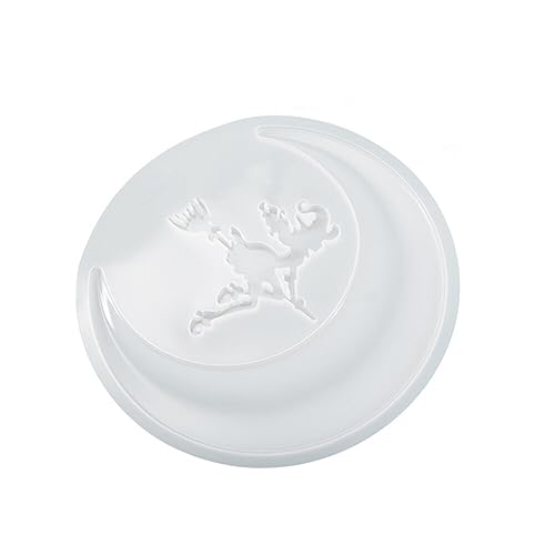 Uposao Mond Hexe Gießform Silikonform Resin Silicone Halloween Formen für DIY Schlüsselanhänger Halskette Anhänger Schmuck Tisch Dekoration Machen Uposao Mond Hexe Gießform Silikonform Resin Silicone Halloween Formen für DIY Schlüsselanhänger Halskette Anhänger Schmuck Tisch Dekoration Machen von Uposao