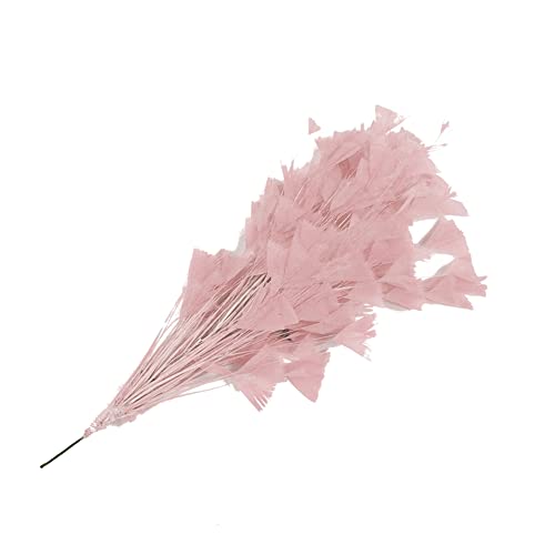 Uposao 1 Stück Fasan Federn, 18cm Natürliche Hühnerfeder Türkei Feder zum Basteln DIY Deko Federn Klein Bastelfedern für DIY Traumfänger Ohrringe Karneval Fasching Kostüm Verzierungszubehör,Rosa von Uposao