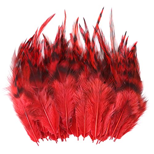 Uposao 100 Stück Fasan Federn, 8-14cm Natürliche Hühnerfeder Türkei Feder zum Basteln Dekorationen für Kostüm,Taschen,Ohrringe Dekoration,DIY Dream Catcher,Hochzeitsfest Home Party Dekoration,Rot Uposao 100 Stück Fasan Federn, 8-14cm Natürliche Hühnerfeder Türkei Feder zum Basteln Dekorationen für Kostüm,Taschen,Ohrringe Dekoration,DIY Dream Catcher,Hochzeitsfest Home Party Dekoration,Rot von Uposao