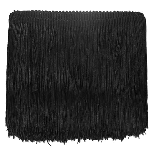 Uposao 15CM x 10M Quaste Seide Fransen Geschnitten Fransenborte Kostüm Apparel Nähzubehör für Kleidung Vorhänge Möbeldekoration von Uposao