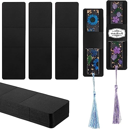 Uposao 50 Stück Blanko Kraftpapier Lesezeichen Set DIY Blanko Handwerk Lesezeichen Für Malerei Bastelprojekte Festival Geschenk Dekoration von Uposao