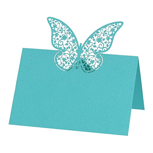 Uposao 50 Stück Tischkarten Hochzeit, Hohle Schmetterling Platzkarten Grußkarten zum Beschriften Namenskarten Namenschilder Sitzplatzkarten Blanko für Hochzeit,Geburtstag, Kommunion, Taufe,Blau Uposao 50 Stück Tischkarten Hochzeit, Hohle Schmetterling Platzkarten Grußkarten zum Beschriften Namenskarten Namenschilder Sitzplatzkarten Blanko für Hochzeit,Geburtstag, Kommunion, Taufe,Blau von Uposao