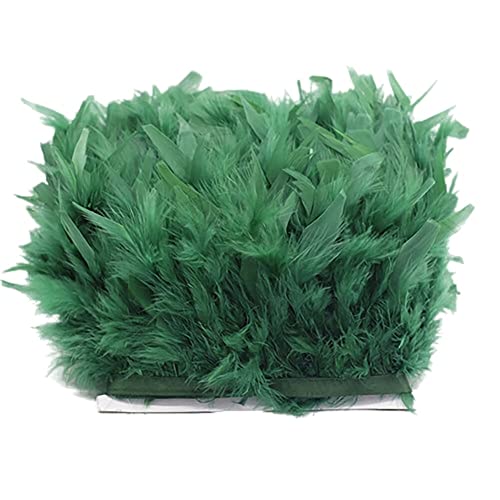Uposao 5M Türkei Federn Fringe Trim,Natürlichen Feder Fransen für Kleid Nähen Handwerk Kostüme Dekoration DIY Deko Federn basteln, Zuhause Dekor,Halloween Federband Bastelzubehör,Grün #3 Uposao 5M Türkei Federn Fringe Trim,Natürlichen Feder Fransen für Kleid Nähen Handwerk Kostüme Dekoration DIY Deko Federn basteln, Zuhause Dekor,Halloween Federband Bastelzubehör,Grün #3 von Uposao