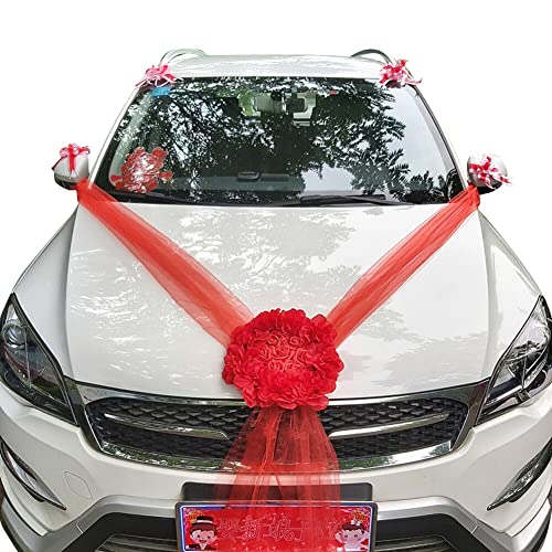 Uposao Autoschmuck Hochzeit, Rose Hochzeitsdeko Girlande Motorhaube Hochzeitsauto Deko Romantische Atmosphäre Hochzeitsdeko Braut Paar Auto Wedding Deko Blumenschmuck Hochzeitsschmuck,Rot Uposao Autoschmuck Hochzeit, Rose Hochzeitsdeko Girlande Motorhaube Hochzeitsauto Deko Romantische Atmosphäre Hochzeitsdeko Braut Paar Auto Wedding Deko Blumenschmuck Hochzeitsschmuck,Rot von Uposao