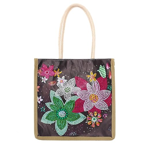 Uposao DIY Diamond Painting Tragetasche Handtasche Wiederverwendbar Umweltfreundlich Einkaufstaschen Faltbare Einkaufstasche Tasche Organizer Geschenk von Uposao