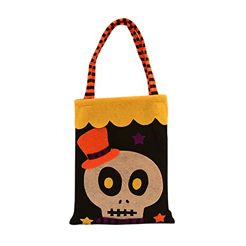 Uposao Halloween Süßigkeit Taschen für Halloween Süßes oder Saures, Geschenktasche Tüten Partytüten Süßigkeiten Goodie Spielzeug Taschen mit Griffen für Kinder Halloween Party Favors,Skelett Uposao Halloween Süßigkeit Taschen für Halloween Süßes oder Saures, Geschenktasche Tüten Partytüten Süßigkeiten Goodie Spielzeug Taschen mit Griffen für Kinder Halloween Party Favors,Skelett von Uposao