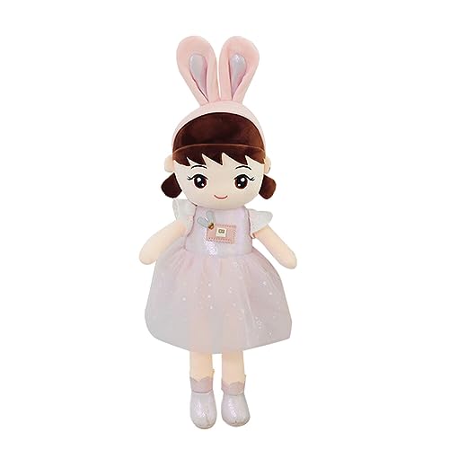Uposao Kuschelpuppe Weiche Stoffpuppe, 45CM Mädchen Plüschpuppe Gefüllte Puppen mit Kleidung Haaren Niedliches Märchen Prinzessin Stofftier Fee Spielzeug Weihnachten Geschenk Für Baby Kinder,Lila Uposao Kuschelpuppe Weiche Stoffpuppe, 45CM Mädchen Plüschpuppe Gefüllte Puppen mit Kleidung Haaren Niedliches Märchen Prinzessin Stofftier Fee Spielzeug Weihnachten Geschenk Für Baby Kinder,Lila von Uposao