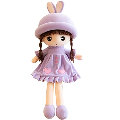 Uposao Kuschelpuppe Weiche Stoffpuppe, 50CM Mädchen Plüschpuppe Gefüllte Puppen mit Kleidung Haaren Niedliches Märchen Prinzessin Stofftier Fee Spielzeug Weihnachten Geschenk Für Baby Kinder,Lila Uposao Kuschelpuppe Weiche Stoffpuppe, 50CM Mädchen Plüschpuppe Gefüllte Puppen mit Kleidung Haaren Niedliches Märchen Prinzessin Stofftier Fee Spielzeug Weihnachten Geschenk Für Baby Kinder,Lila von Uposao