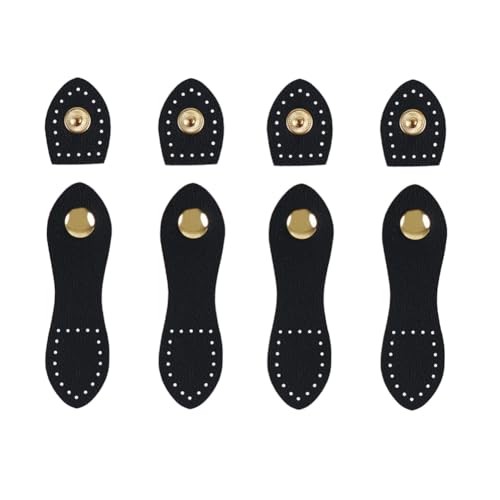 Upstore Lederschnallen, Knopfverschluss, zum Aufnähen, für Geldbörse, Handyhülle, Jacke, Notebook, DIY, Handwerk, Schwarz, 4 Stück Upstore Lederschnallen, Knopfverschluss, zum Aufnähen, für Geldbörse, Handyhülle, Jacke, Notebook, DIY, Handwerk, Schwarz, 4 Stück von Upstore