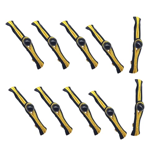 10 x elegante Knöpfe für Hosen und Kleider, chinesische handgefertigte Knöpfe zum Basteln von Halsketten, Armbändern von Uqezagpa