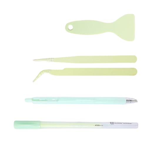 4-teiliges Bastelwerkzeug-Set mit Klebstoff-Applikator, Spachtel, Keramikschneiderstift und Pinzette für Scrapbooking, Projekte, Klebstoff-Kontrollwerkzeug 4-teiliges Bastelwerkzeug-Set mit Klebstoff-Applikator, Spachtel, Keramikschneiderstift und Pinzette für Scrapbooking, Projekte, Klebstoff-Kontrollwerkzeug von Uqezagpa