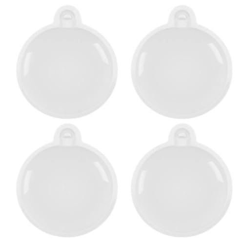 4 x Weihnachtskugeln aus Silikon, Schlüsselanhänger, Epoxidharz, zum Aufhängen, Kugelanhänger, Schmuckherstellung, Silikon-Schmuck 4 x Weihnachtskugeln aus Silikon, Schlüsselanhänger, Epoxidharz, zum Aufhängen, Kugelanhänger, Schmuckherstellung, Silikon-Schmuck von Uqezagpa