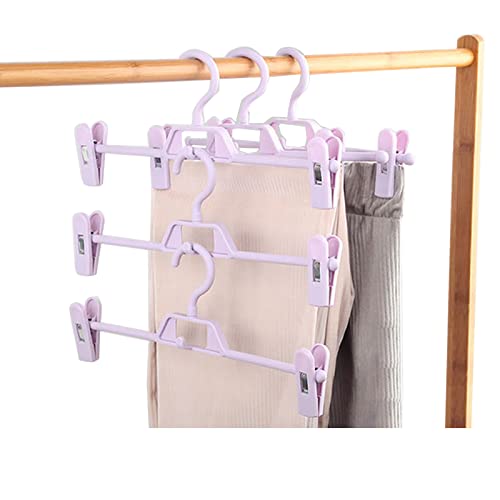 Uqezagpa 5 PCs Verstellbare Plastikkleidung Für Hose Rock Clip BH Klotz Unterwäsche Slips Tragbarer Kleiderbügel Kleidung von Uqezagpa