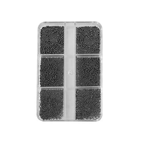 6 Gitter Kaviar Metallperlen Charms Weihnachten Nägel Decors Zubehör Zubehör Zubehör für professionelle Nägel Ausrüstung Maniküre Dekorationen für Kunst Strass Acryl Zubehör Aufkleber & Aufkleber mit von Uqezagpa