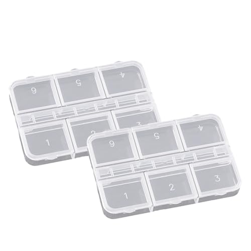 6 Section Transparent Storage Box Für Kunst & Schmuck Tragbare Leichtgewichts Hülle Vielseitige Plastikfach Organisatoren Für Schmuck 6 Section Transparent Storage Box Für Kunst & Schmuck Tragbare Leichtgewichts Hülle Vielseitige Plastikfach Organisatoren Für Schmuck von Uqezagpa