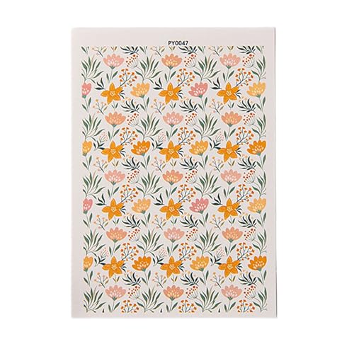 Aquarell-Transferpapier, Gravur, Druck, Ton, Blume, Blatt, dekoratives Papier, handgefertigt, Keramik, Handwerk, Töpferei, Werkzeug, dekorativ von Uqezagpa