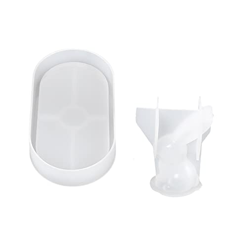Aufbewahrungsbox Silikonformen, manuelle Desktop-Dekoration, Gips, Epoxidharz, Aromath für Heimdekoration, Seifenformen, Schokolade, Fondant, Kuchenform für Epoxidharz von Uqezagpa