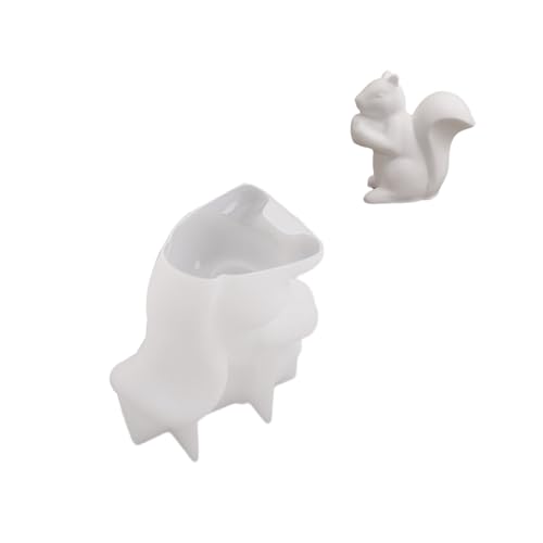Benutzerfreundliche Silikon Kunstwerke Schimmel Einfache Veröffentlichung Silikon Eichhörnchen Korbform Für Harzputz Und Kerzenhandwerk Easy Release von Uqezagpa