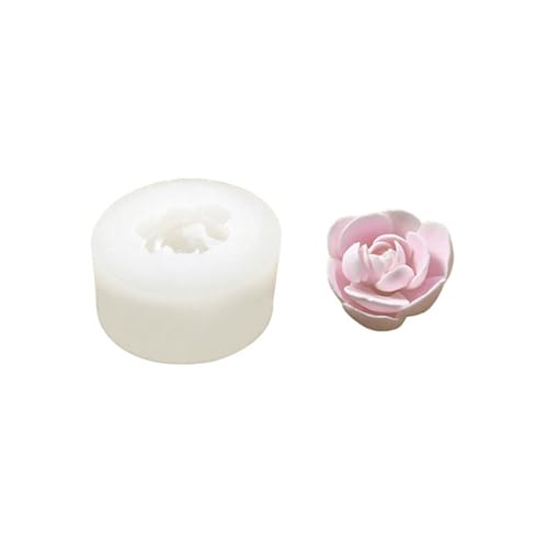 Blumen-Silikonformen für Epoxidharz, Seife, einfaches Entformen, Blumenform, Silikon, handgefertigte Form von Uqezagpa
