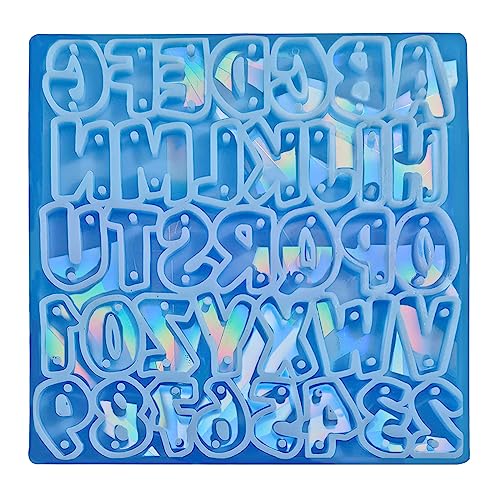 Buchstaben Light Ornamente Silikon Epoxid Schlüsselbund Formen Anhänger Schmuck Für Valentines Geschenk von Uqezagpa