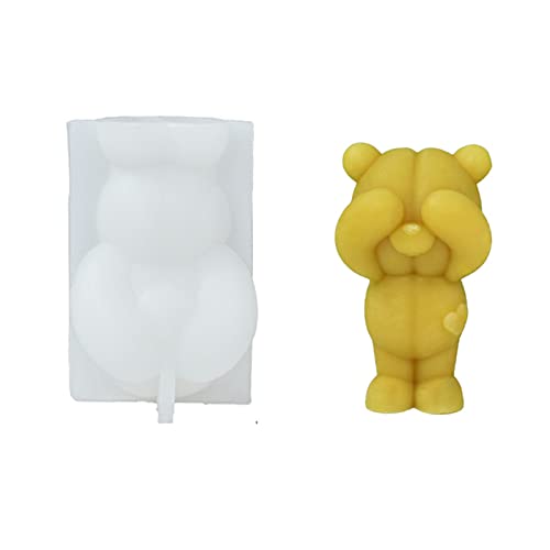 Cartoon-Bär-Form zur Herstellung von Silikonform, Harz, Ornamenten, Epoxid-Form für Seifenhandwerk von Uqezagpa