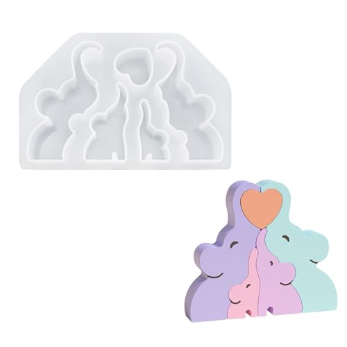 Desktop Ornament Schimmel Einfach Zu Bedienende Silikonkerzenform Tierische Home Dekoration Schimmel Schmuck Schmuck Ergänzung Einfacher Freisetzungen von Uqezagpa