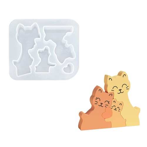 Desktop Ornament Schimmel Einfach Zu Bedienende Silikonkerzenform Tierische Home Dekoration Schimmel Schmuck Schmuck Ergänzung Einfacher Freisetzungen von Uqezagpa