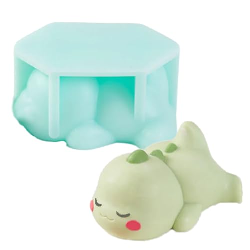 Dinosaurier-Silikon-Schokoladen-Kuchenformen, Fondant für Epoxidharz, Seifenformen Dinosaurier-Silikon-Schokoladen-Kuchenformen, Fondant für Epoxidharz, Seifenformen von Uqezagpa