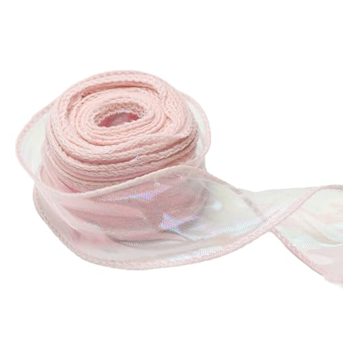 Durchsichtiges Organzaband, 40 mm x 9 m, dekoratives Band zum Basteln, Verpacken von Blumensträußen, Schleifen, Kränzen, Hochzeitsdeko, Floristenbedarf Durchsichtiges Organzaband, 40 mm x 9 m, dekoratives Band zum Basteln, Verpacken von Blumensträußen, Schleifen, Kränzen, Hochzeitsdeko, Floristenbedarf von Uqezagpa