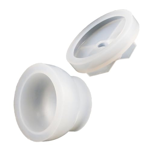 Flexible Silikonglasformen Mit Deckel Silikonglasformen Essentielle Handwerkzeuge Für Harzkünstler Und Jubiläumsgeschenk Für Kerzenhersteller von Uqezagpa