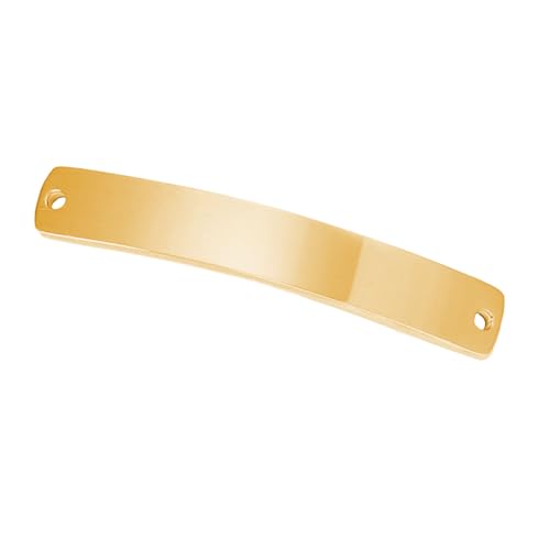 Gebogene lange Streifen Form Nasenringe Schmuck Teil für Halsketten, Armbänder, Ohrringe, handgefertigte Schmuckherstellung, Bastelbedarf von Uqezagpa