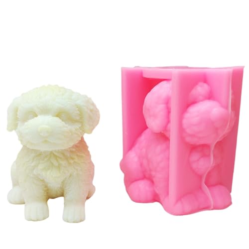 Hundeform und Seifenform, praktischer Silikon-Hund für einzigartige, handgefertigte Geschenke und Dekorationen von Uqezagpa