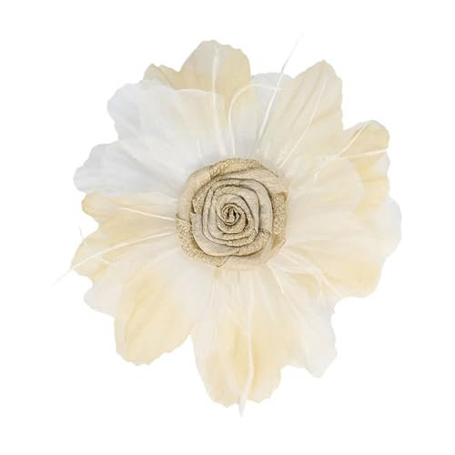 Kunstvolle Blumen-Organza-Applikation für Abendrock, Kleidung, gefiederter Kragen, Dekoration, Brosche, Nähzubehör Kunstvolle Blumen-Organza-Applikation für Abendrock, Kleidung, gefiederter Kragen, Dekoration, Brosche, Nähzubehör von Uqezagpa