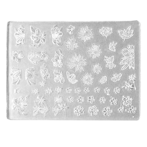 Nägel Kunst Silikonform Schöne 3D Nägel Die Formen Geprägte Nägel Schablonen Skulpturen Schimmelpilzdekorationen Für Manicurist Nägel Kunst Silikonform Schöne 3D Nägel Die Formen Geprägte Nägel Schablonen Skulpturen Schimmelpilzdekorationen Für Manicurist von Uqezagpa