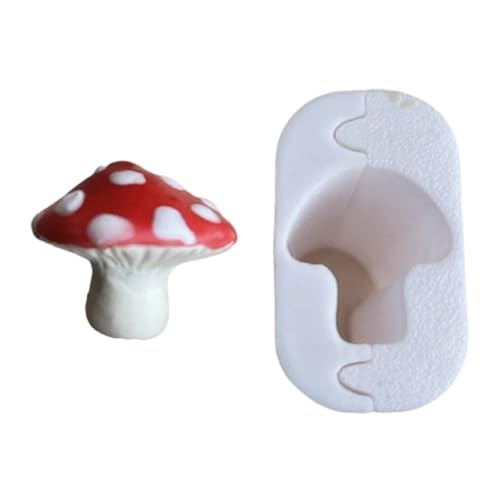 Pilzperlen-Werkzeugform mit 3 Formen optional für einzigartigen Ton-Schmuck, Anhänger-Design, Pilzperlenform für Schmuck Pilzperlen-Werkzeugform mit 3 Formen optional für einzigartigen Ton-Schmuck, Anhänger-Design, Pilzperlenform für Schmuck von Uqezagpa